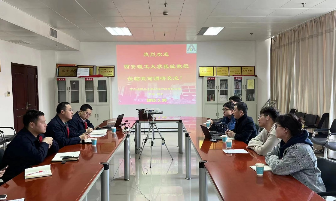 西安理工大学张敏教授应邀来我司进行学术交流
