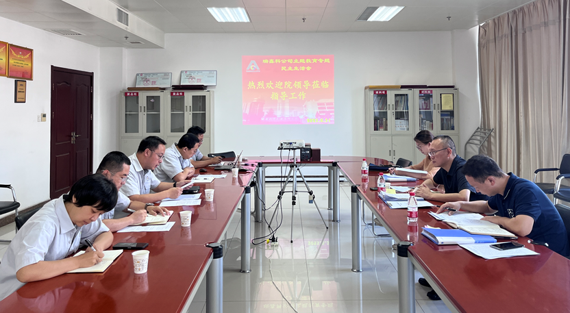 西安瑞鑫科公司党支部召开主题教育专题民主生活会